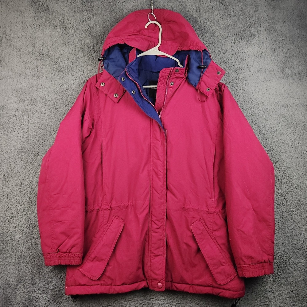 Vintage LL Bean Penobscot Parka Womens Medium Hooded Jacket 90's Thinsulate
